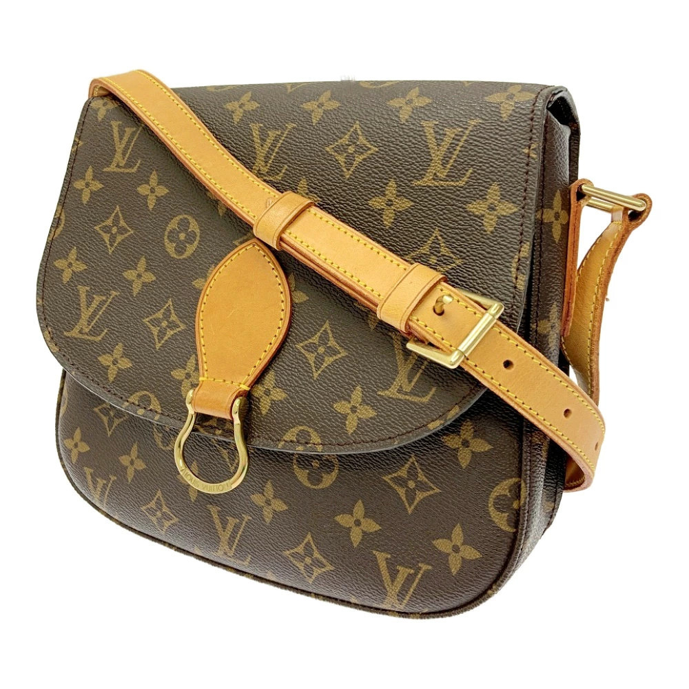 Louis Vuitton Shoulder Monogram Saint Brown Bag Cloud